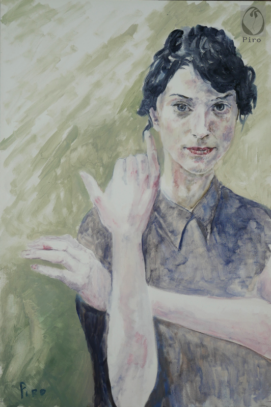 oil on canvas - olio su tela di Piro